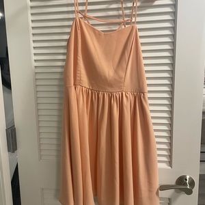 Peach dress